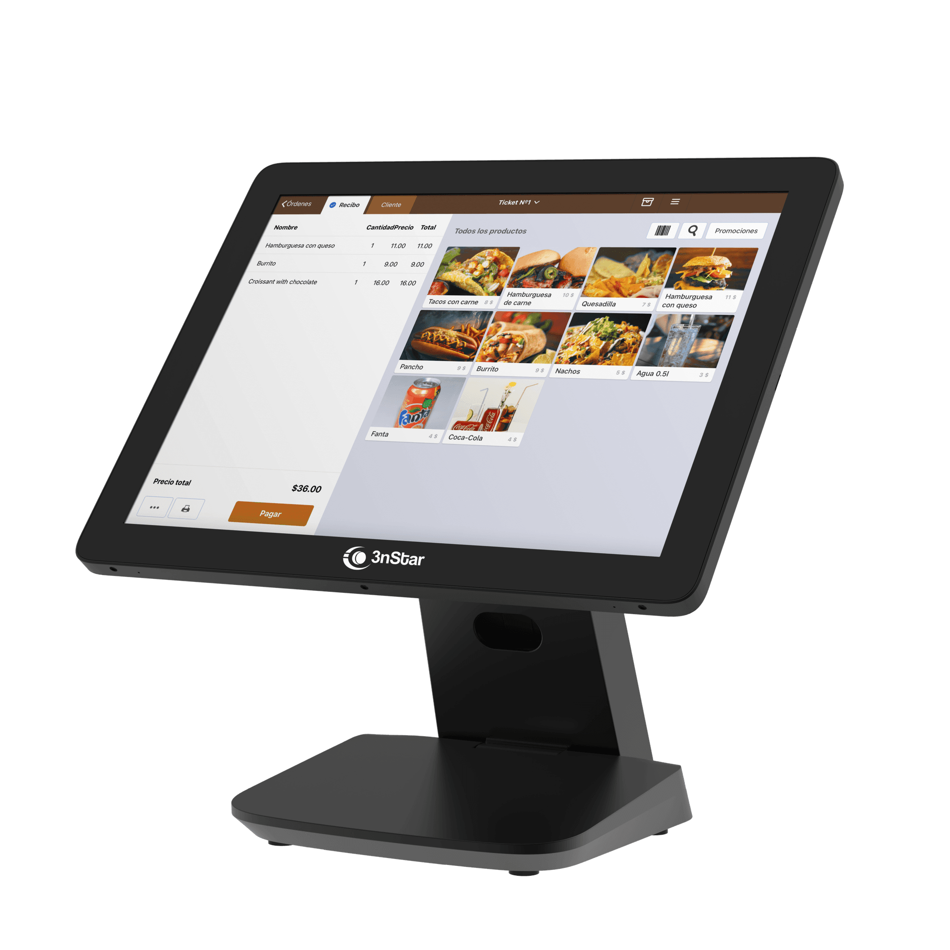 Sistema POS 3nStar-P415 All-In-One — vista 2