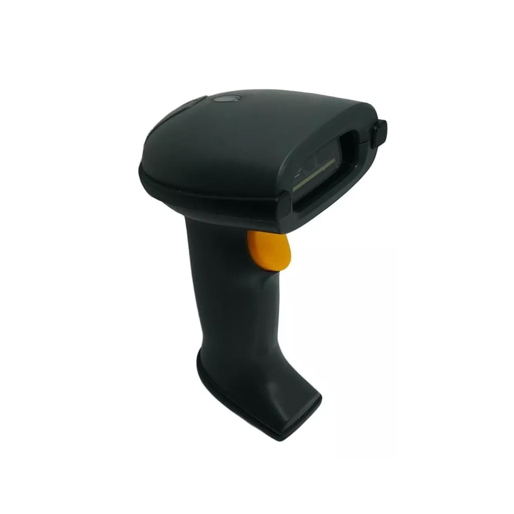 Lector Hasar 9020 — Láser 1D con base — vista 2